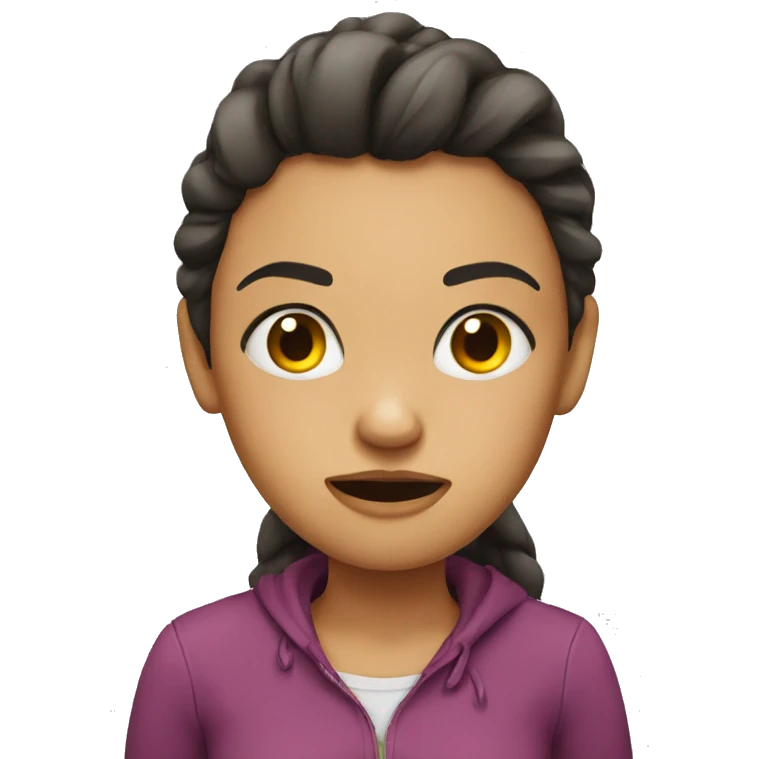 girl mad emoji