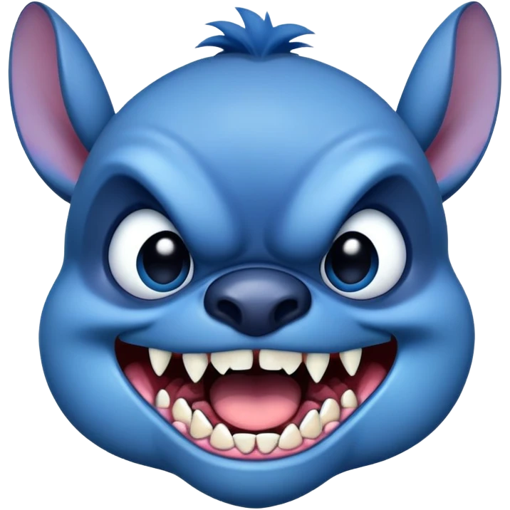 Angry stitch emoji