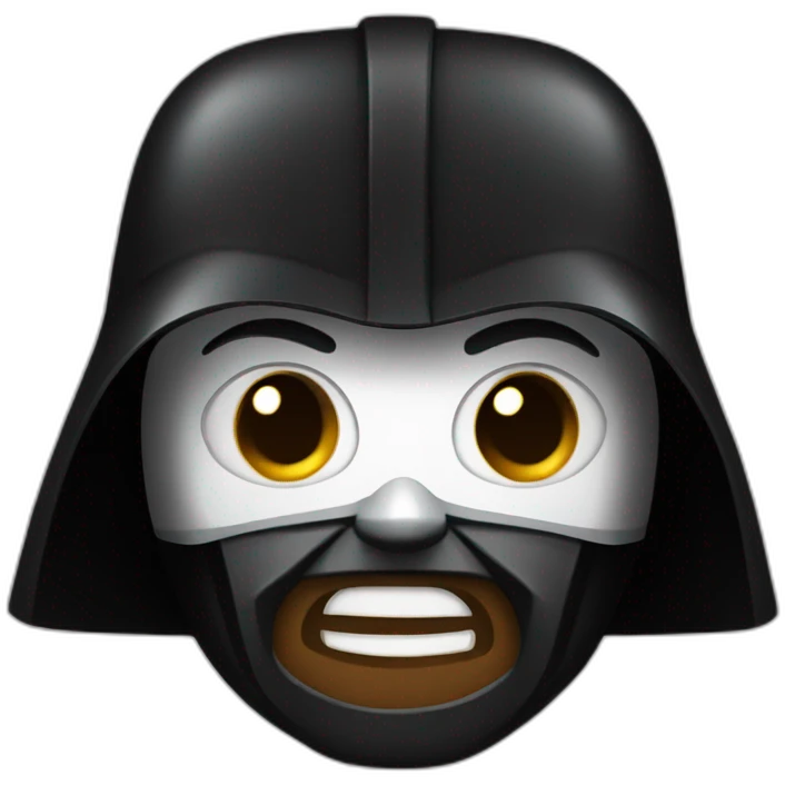 Darth vador with smile emoji