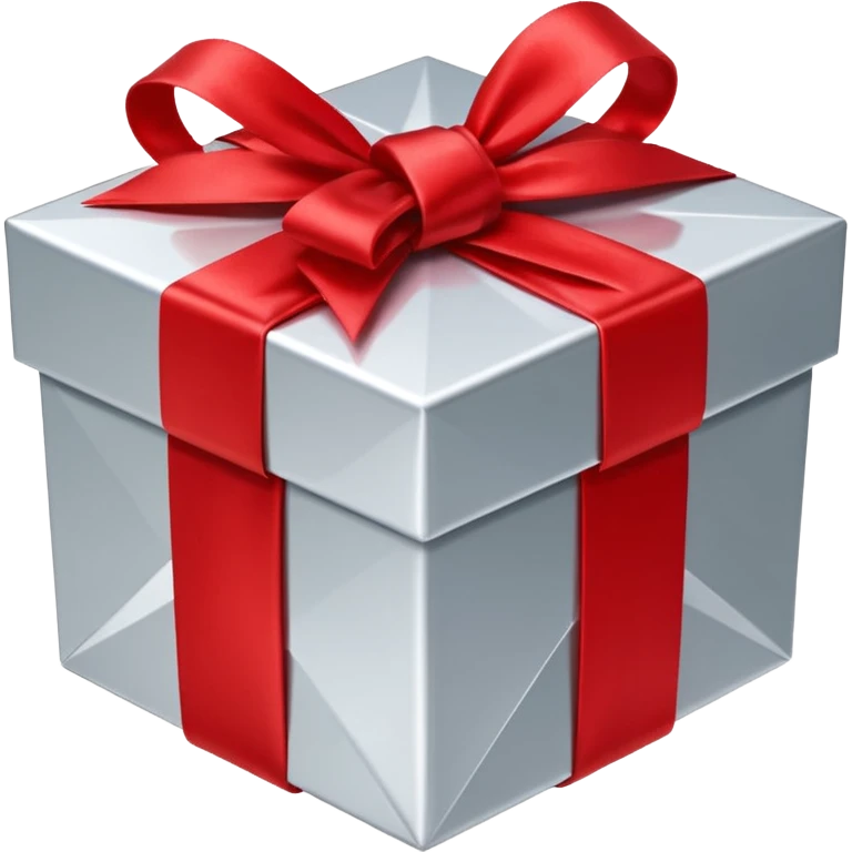 shiny diamond gift box emoji