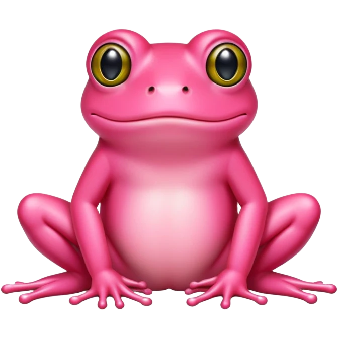 pink frog emoji