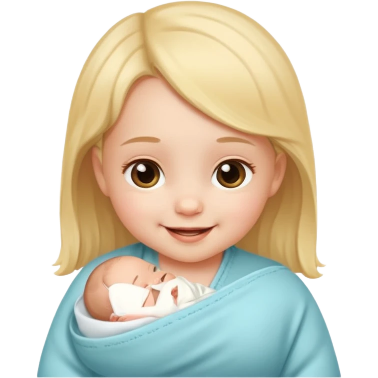 little newborn baby girl emoji