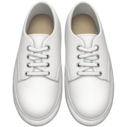 White shoes  emoji