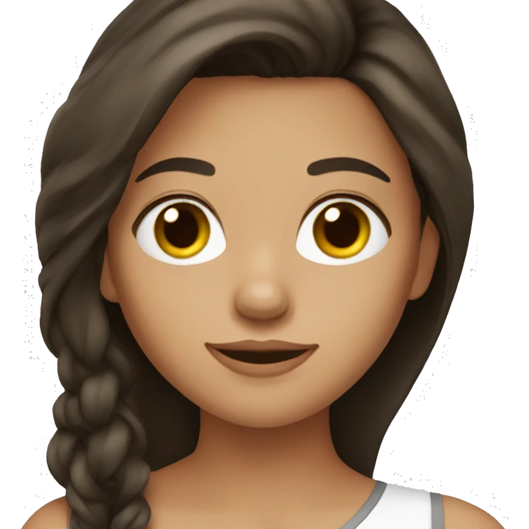 brunette girl  emoji