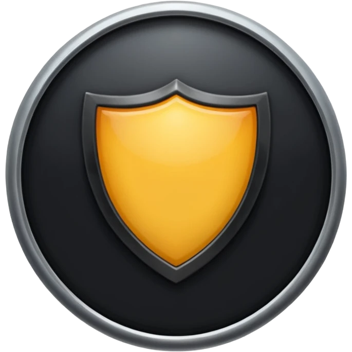 black shield emoji