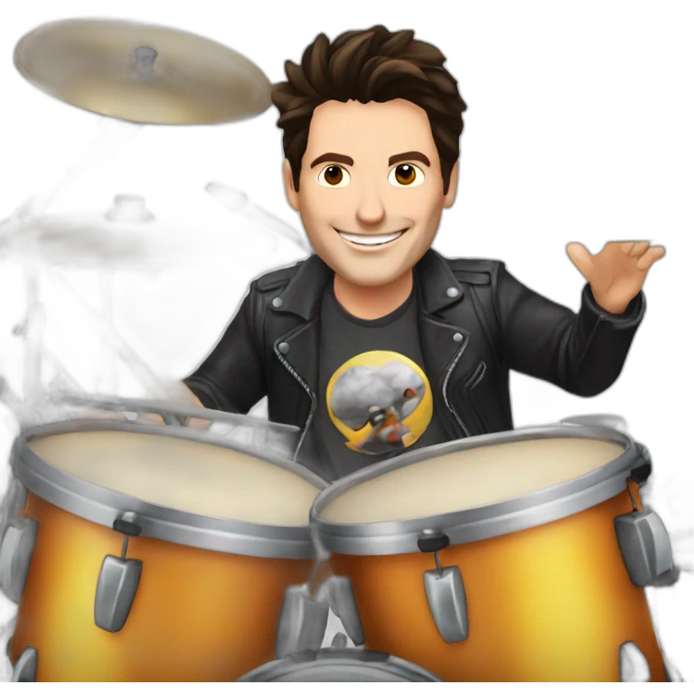 thomas lang live drum playing emoji