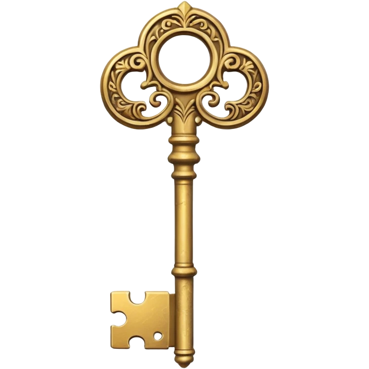 I would like an old gold key, like a magic key to a secret door emoji