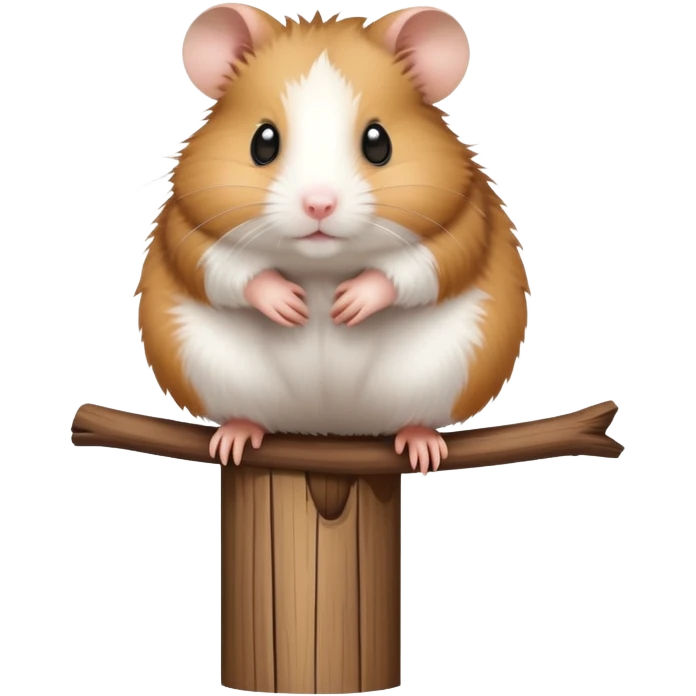 Hamster on the pole emoji