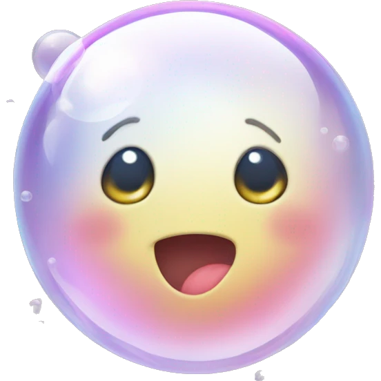 Soap bubbles emoji