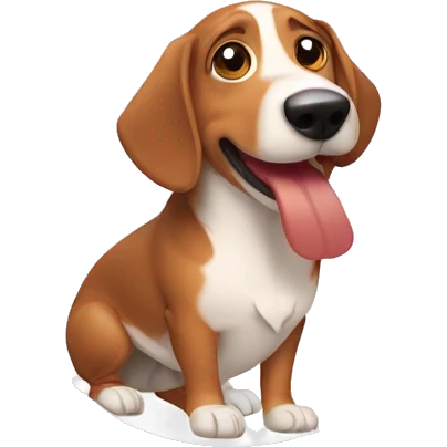 Perro salchicha emoji