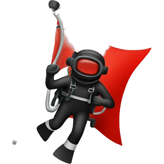 scuba diver flag emoji