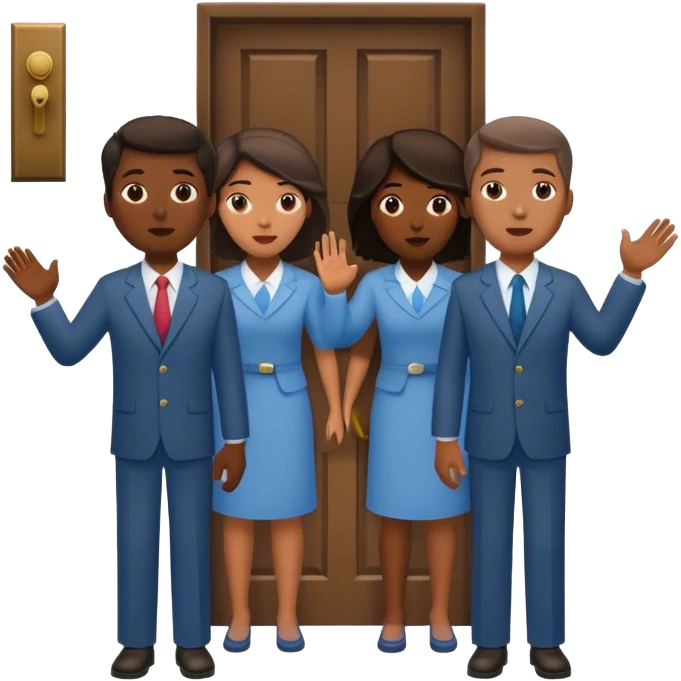 Jehovah’s witnesses door to door emoji