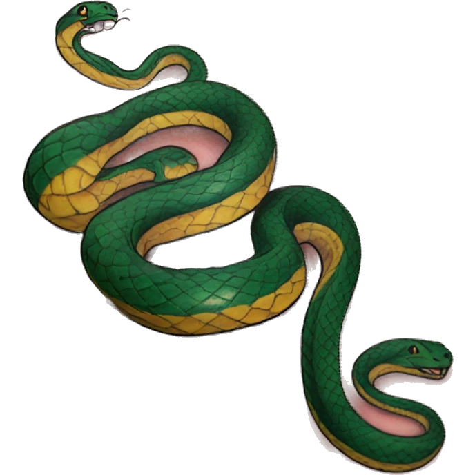 snake tattoo on arm emoji