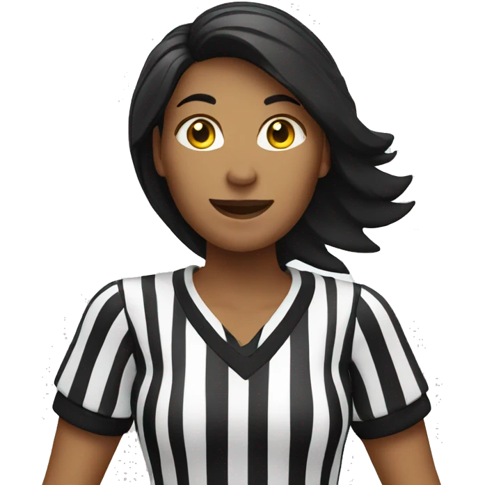 volleyball woman referee  emoji