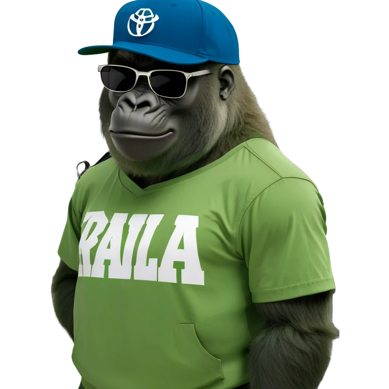 Gorilla with a toyota 4runner emoji