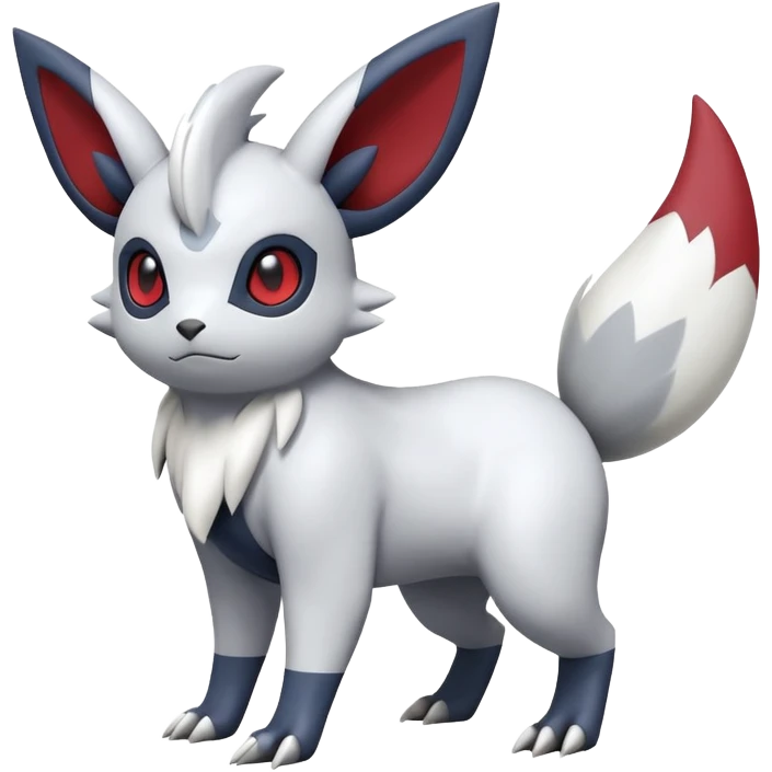 Zangoose-Absol-Minccino-Pokémon-Fakémon-hybrid-creature (full body) emoji