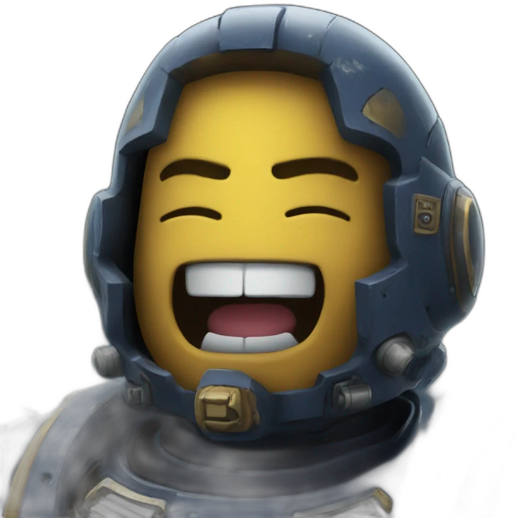 Space marine smile emoji