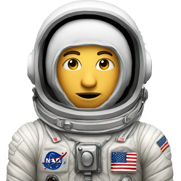 astronaut white chucki emoji
