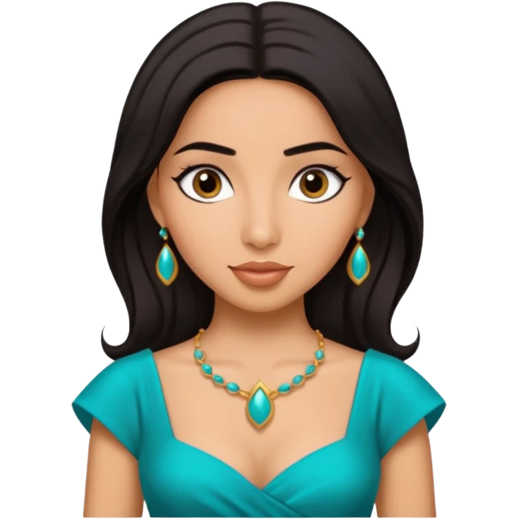 Emoji de la princesa Jasmin  emoji