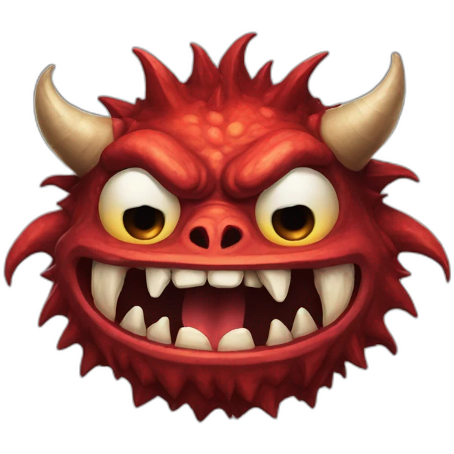 bière démon monster emoji