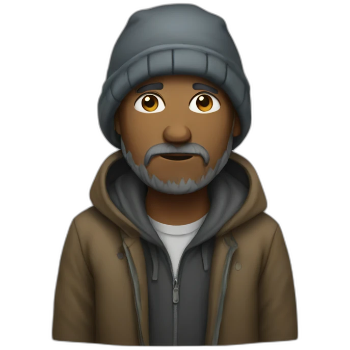 homeless emoji