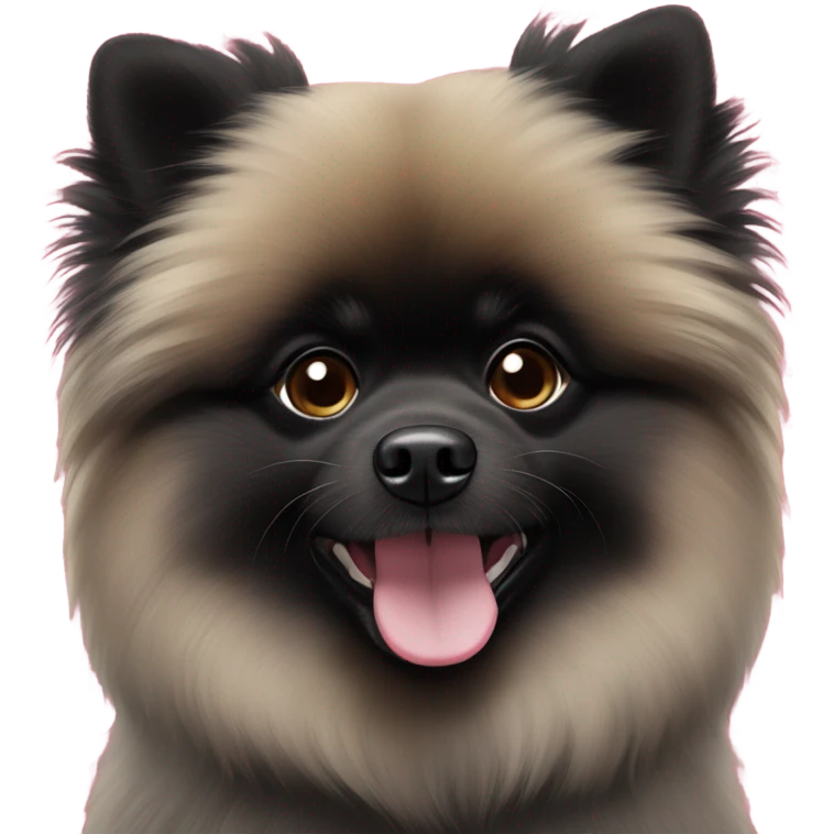 black pomeranian emoji