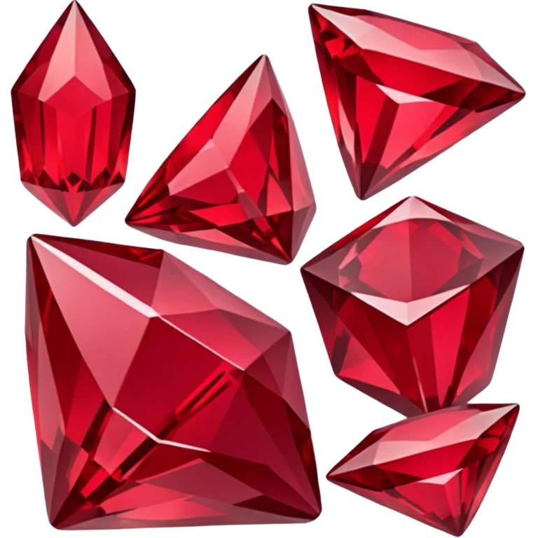 Red crystal group emoji
