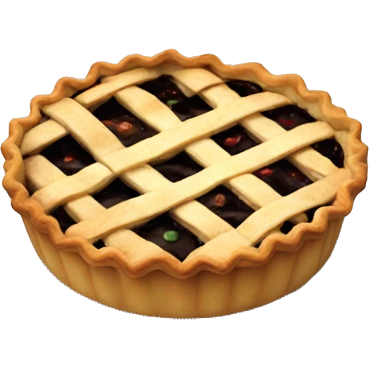 Christmas pie emoji