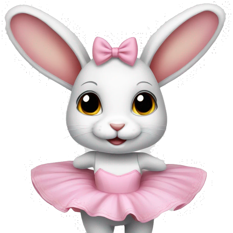 Ballerina rabbit emoji