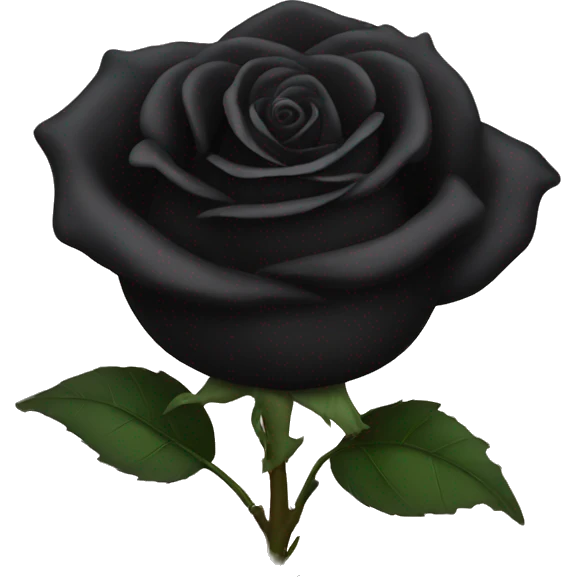 black rose emoji