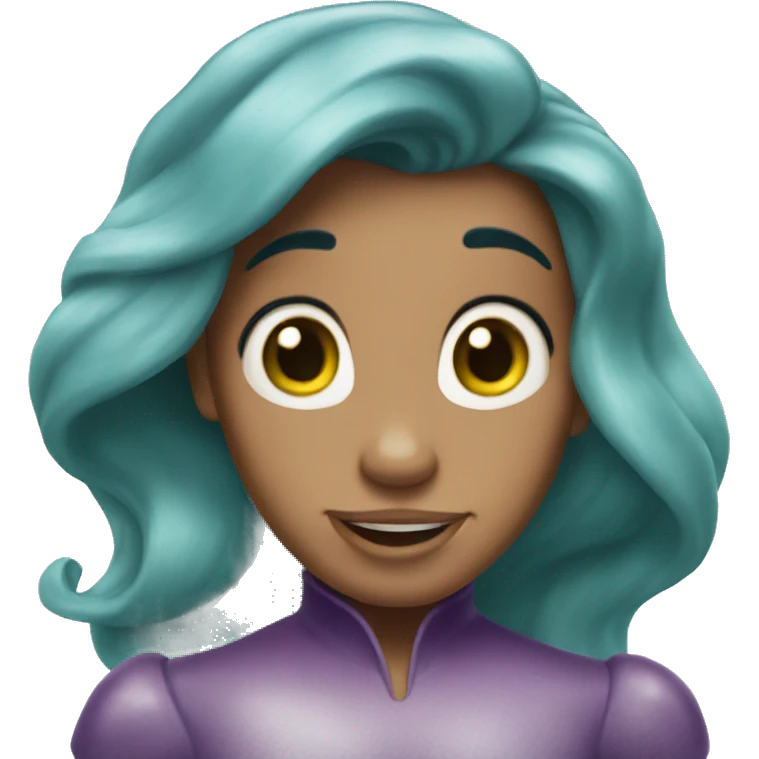 The little mermaid emoji