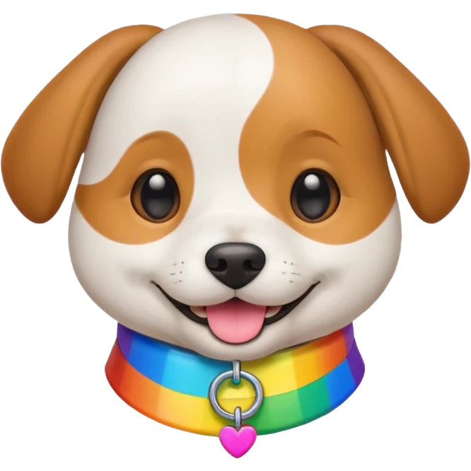 Gay dog emoji