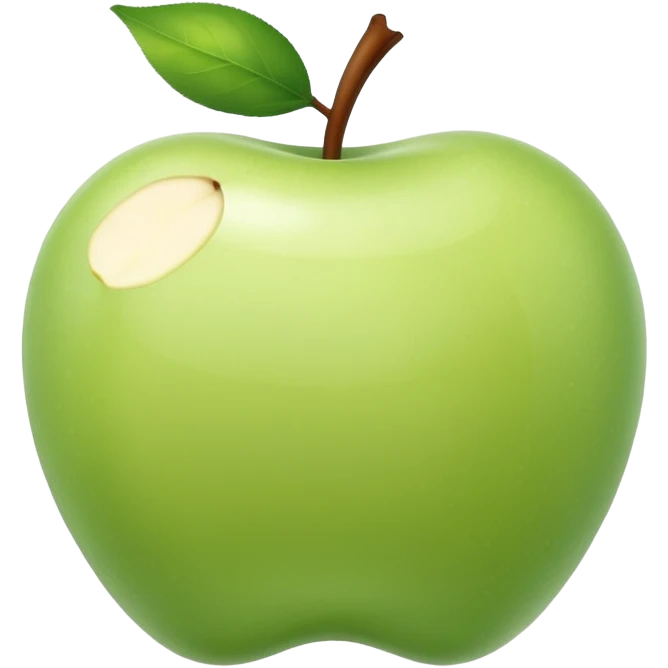 white apple emoji