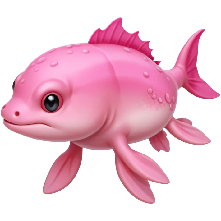 Ajolote rosa emoji