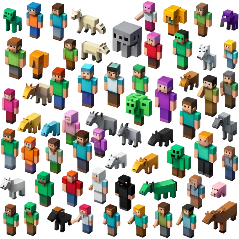 Minecraft mob emoji
