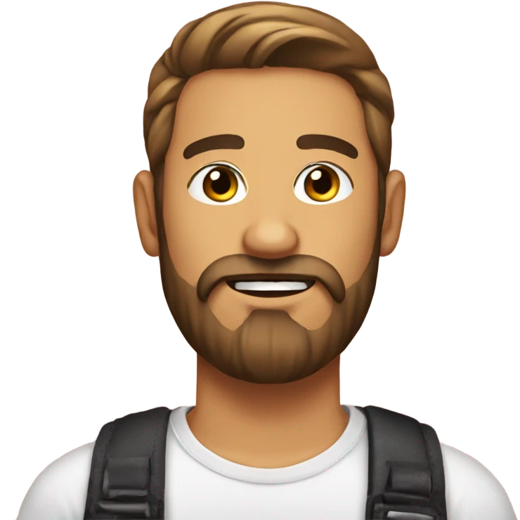 Beard male get nail extensions  emoji