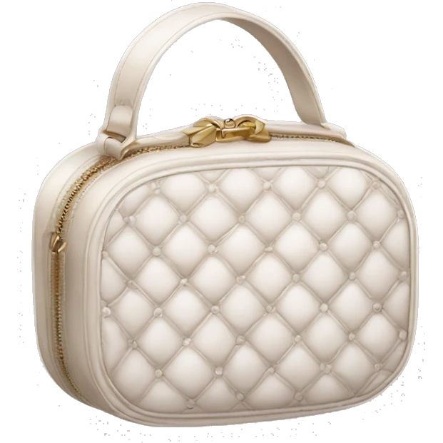 Dior-style cosmetic bag emoji