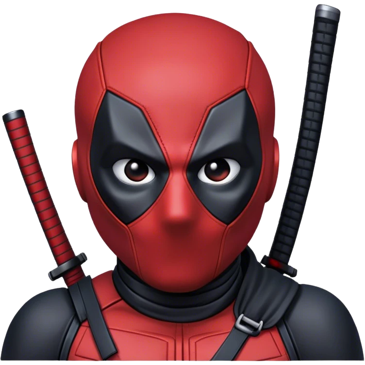Deadpool as a ninja emoji