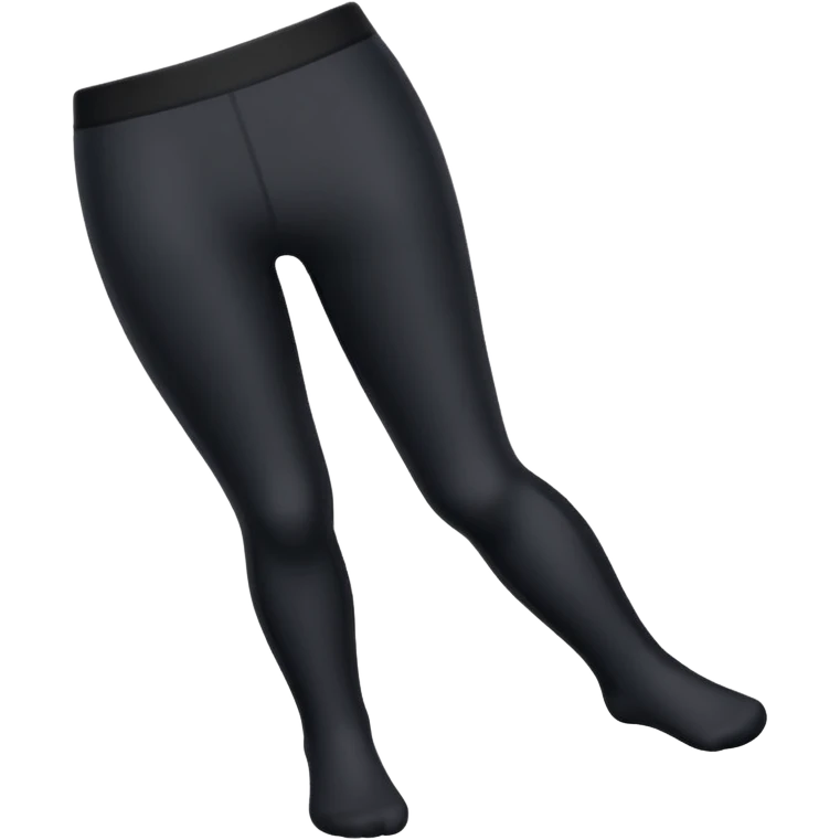 meia calça dobrado isolada sozinha emoji