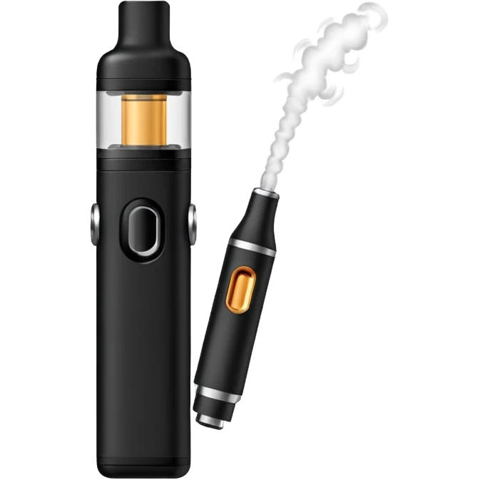 black vape emoji