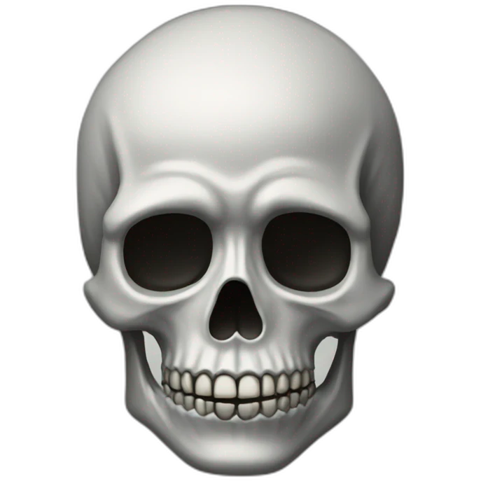 Tete de mort emoji