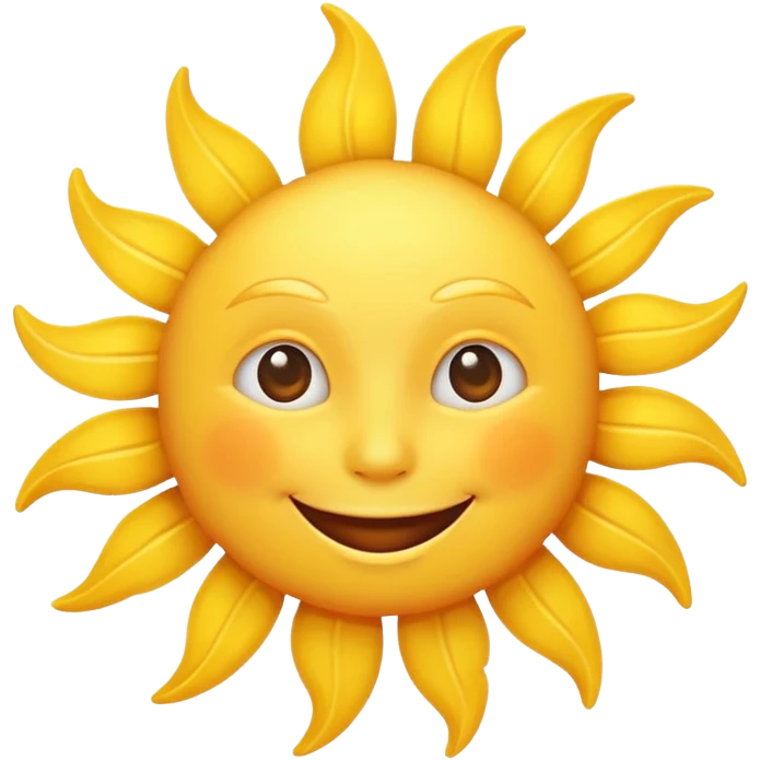 smiling sun emoji