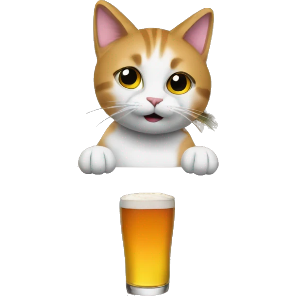 cats at the bar  emoji