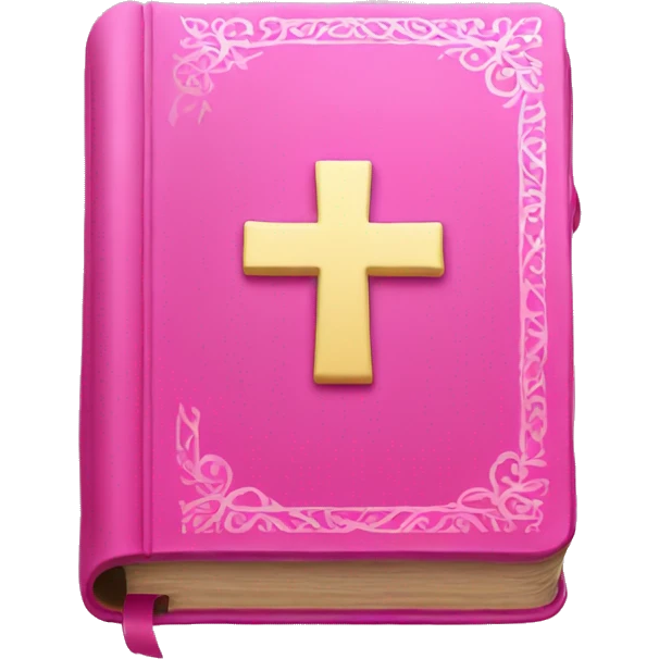 Pink bible  emoji