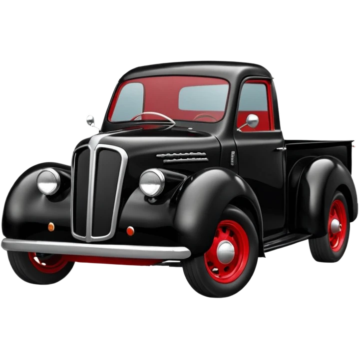 Darth Vader driving a 1951 Jowett Bradford pickup hot rod concept  emoji