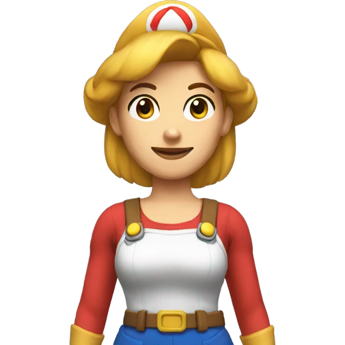 Female version of Mario bros  emoji
