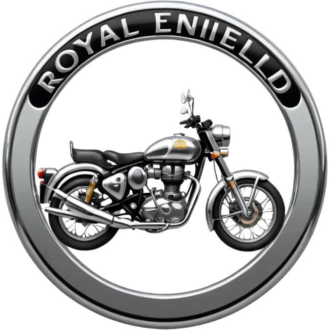 Royal enfield bike logo emoji