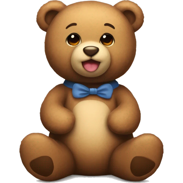 Teddy bear inlove emoji