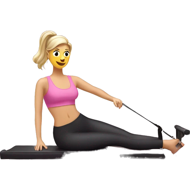 pink pilates reformer  emoji