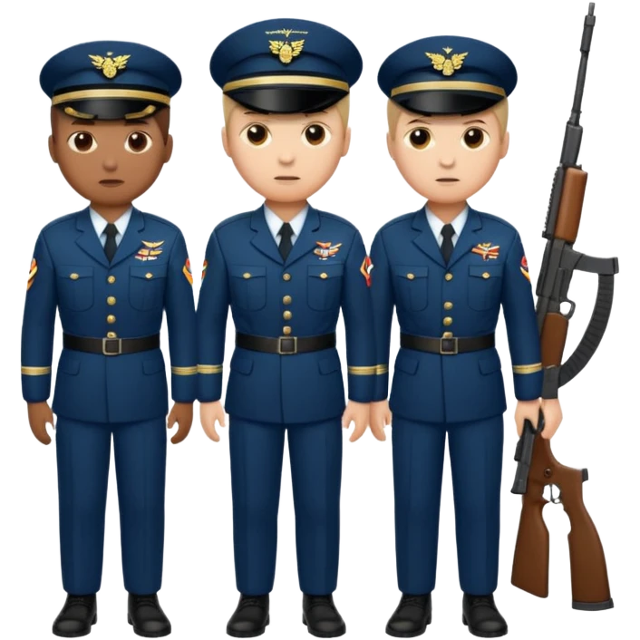 military emoji